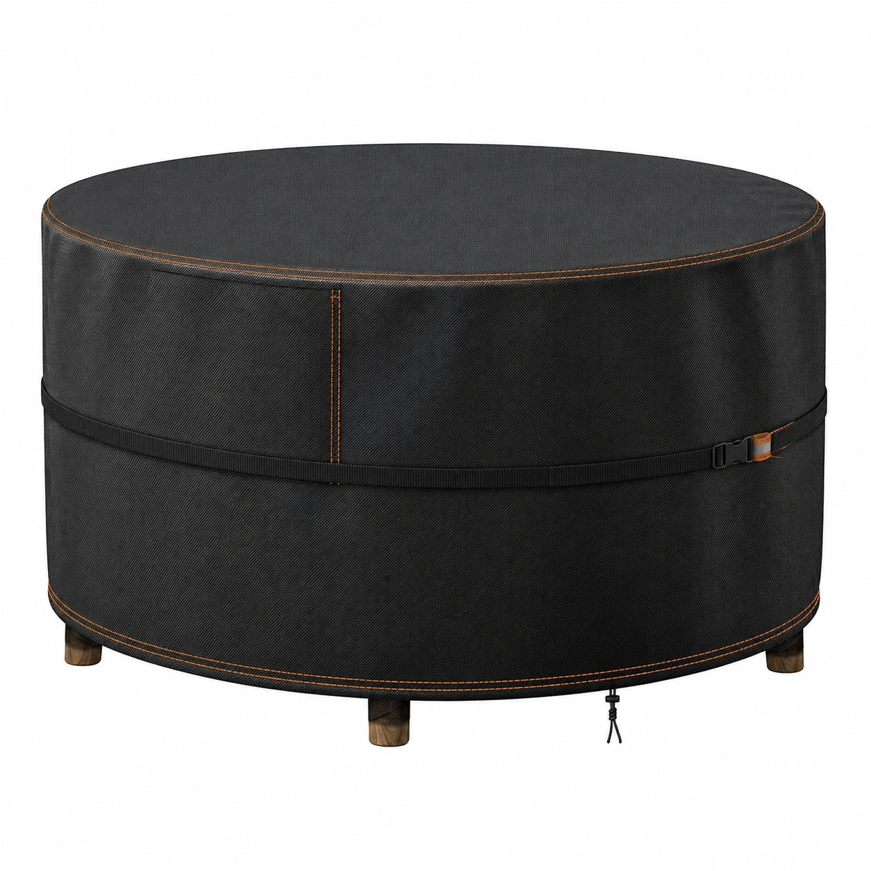 Enzeno Rund Abdeckung für Gartentisch, wasserdicht und UV-beständig, 420D Oxford, mit Belüftung, reißfest, Outdoor Schutz für Terrassenmöbel (190x80cm)
