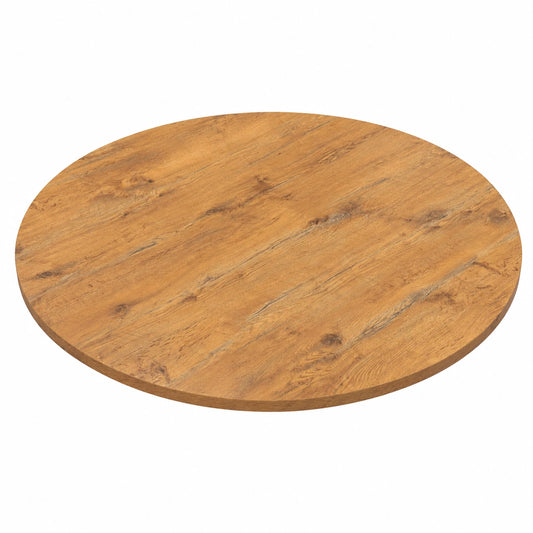 Runde Tischplatte 70 cm, Ø 700 mm, Lancelot Eiche, Melaminbeschichtung
